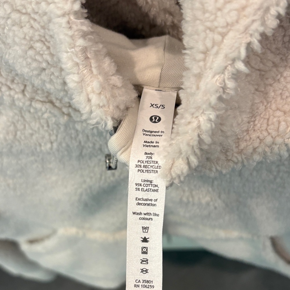lululemon athletica White Scuba Oversized Half-Zip Hoodie - Picture 7 of 8